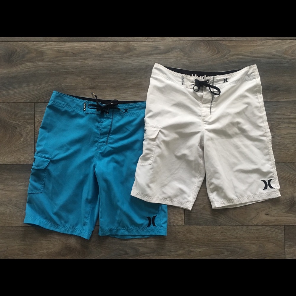 Hurley lot of 2 Board Shorts Sz 31